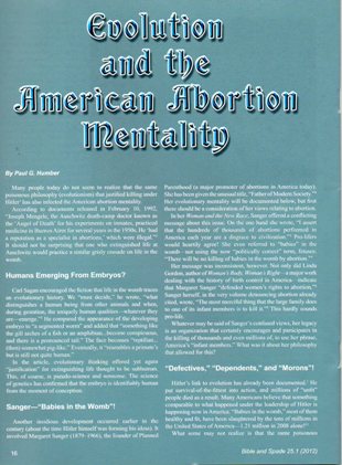 Paul Humber's article in The Bible and Spade