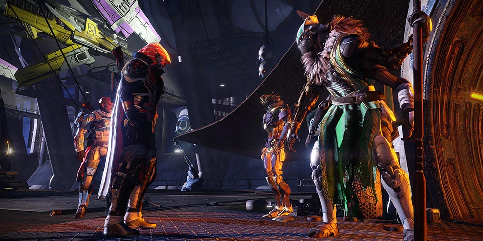 Destiny's new social area, Vestian Outpost.