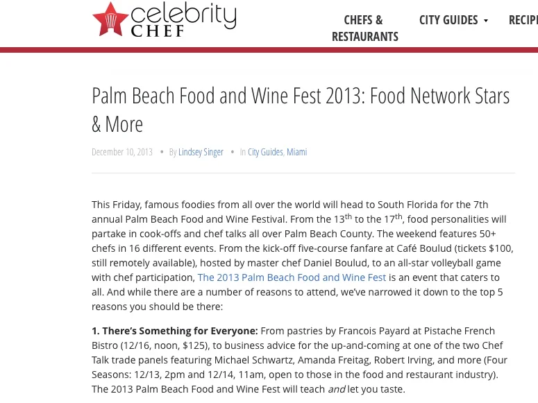 celebrity chef tv