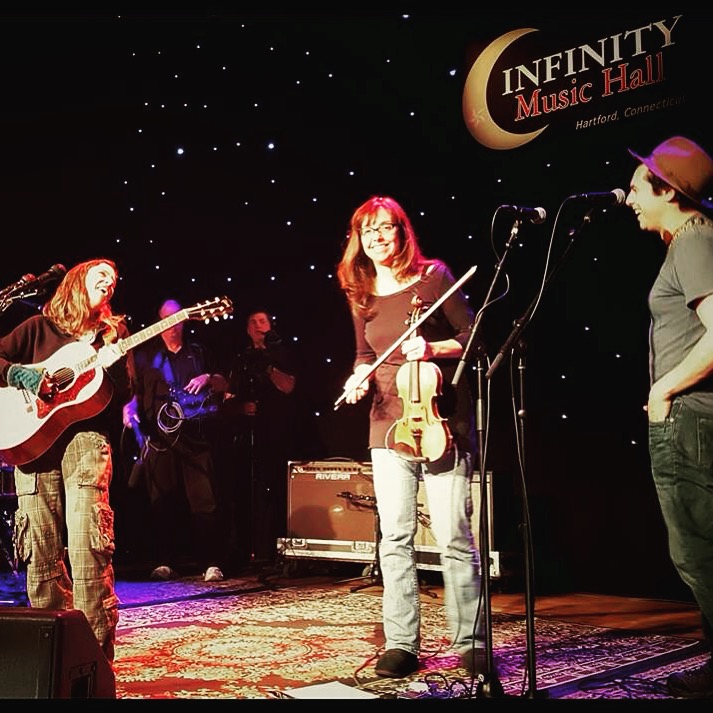 Soundcheck for a PBS taping at Infinity Hall, Hartford.