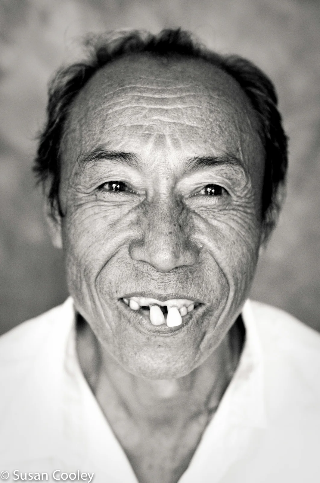 Big smile, Burmese refugee.