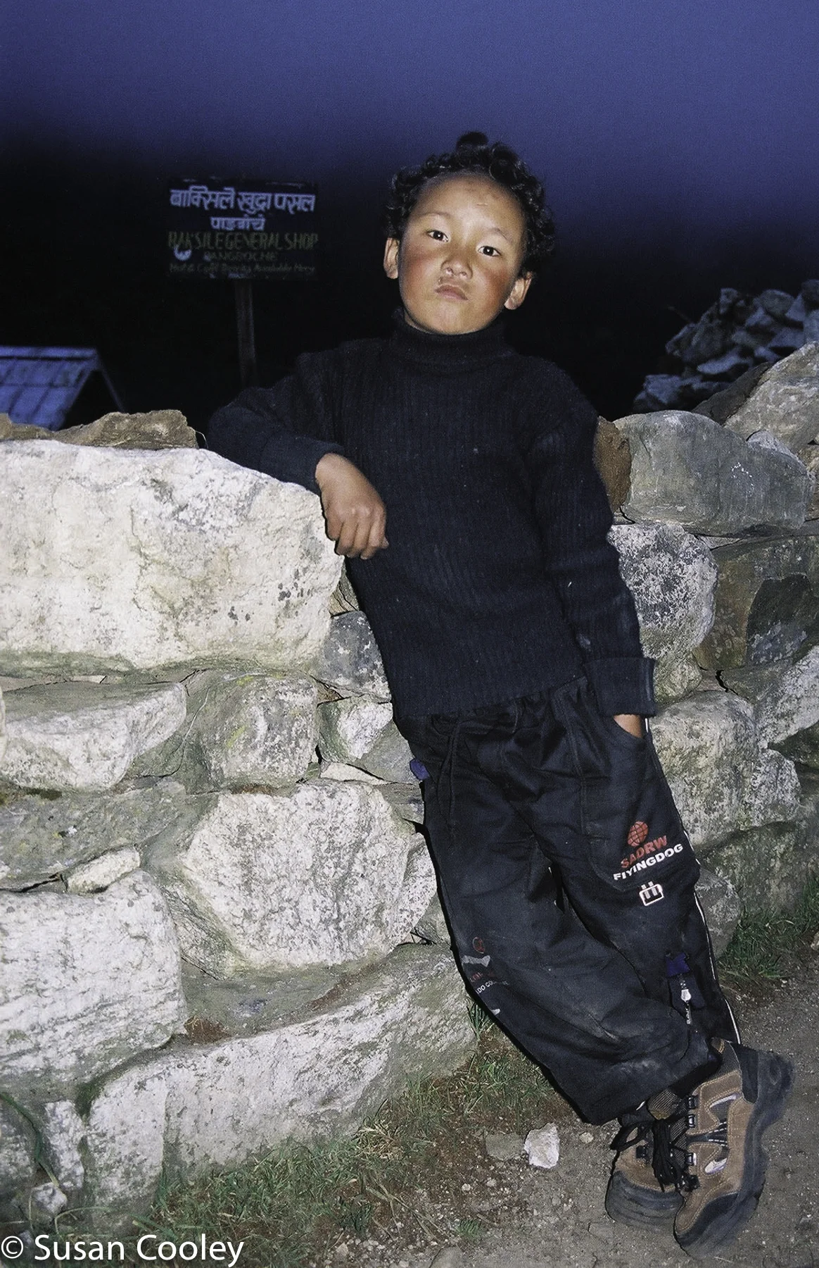 Tough dude in Namche Bazaar, Nepal.