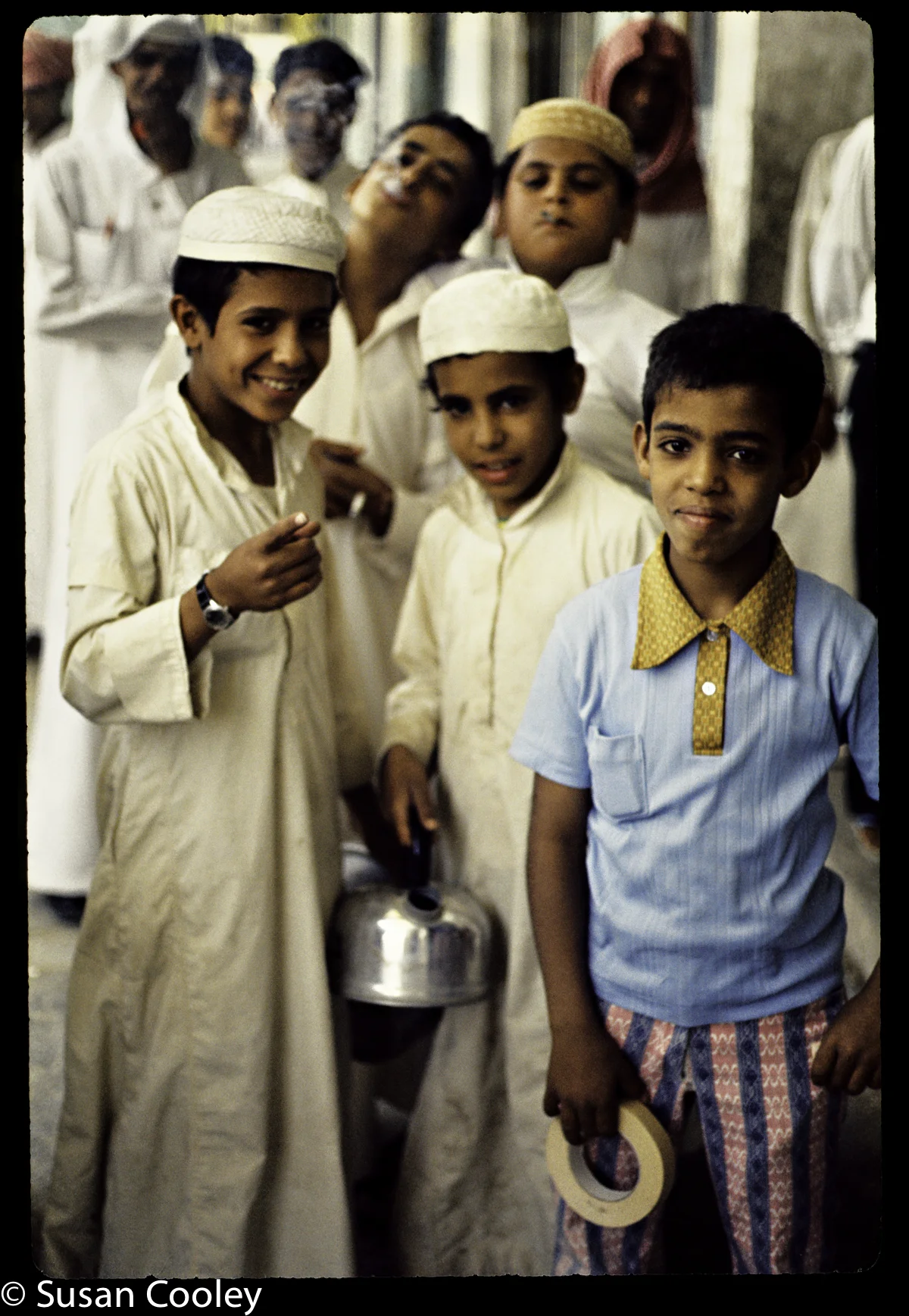 Saudi cool kids at the market.