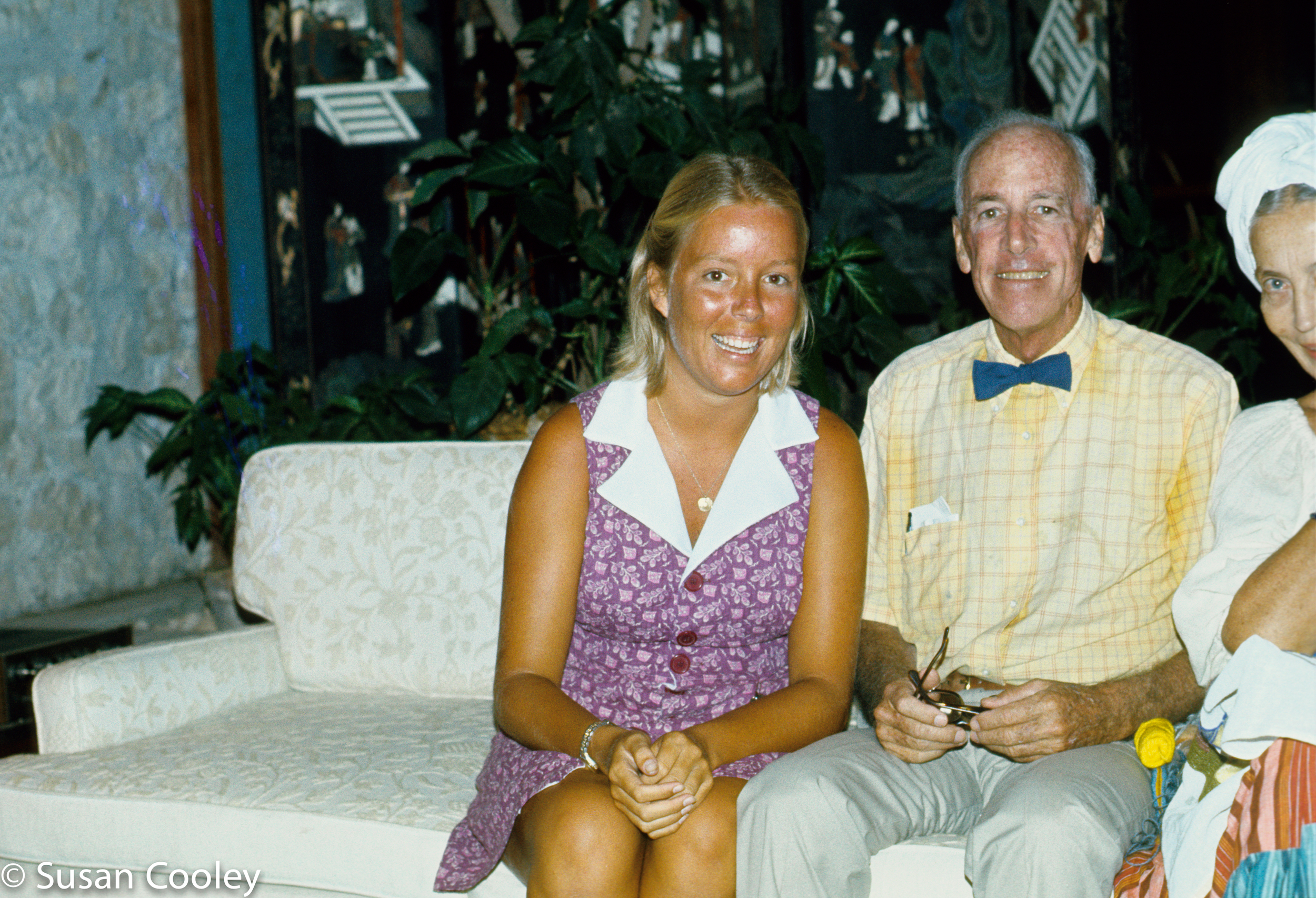 Susan with Dr & Mrs Mellon, HAS founders,1974