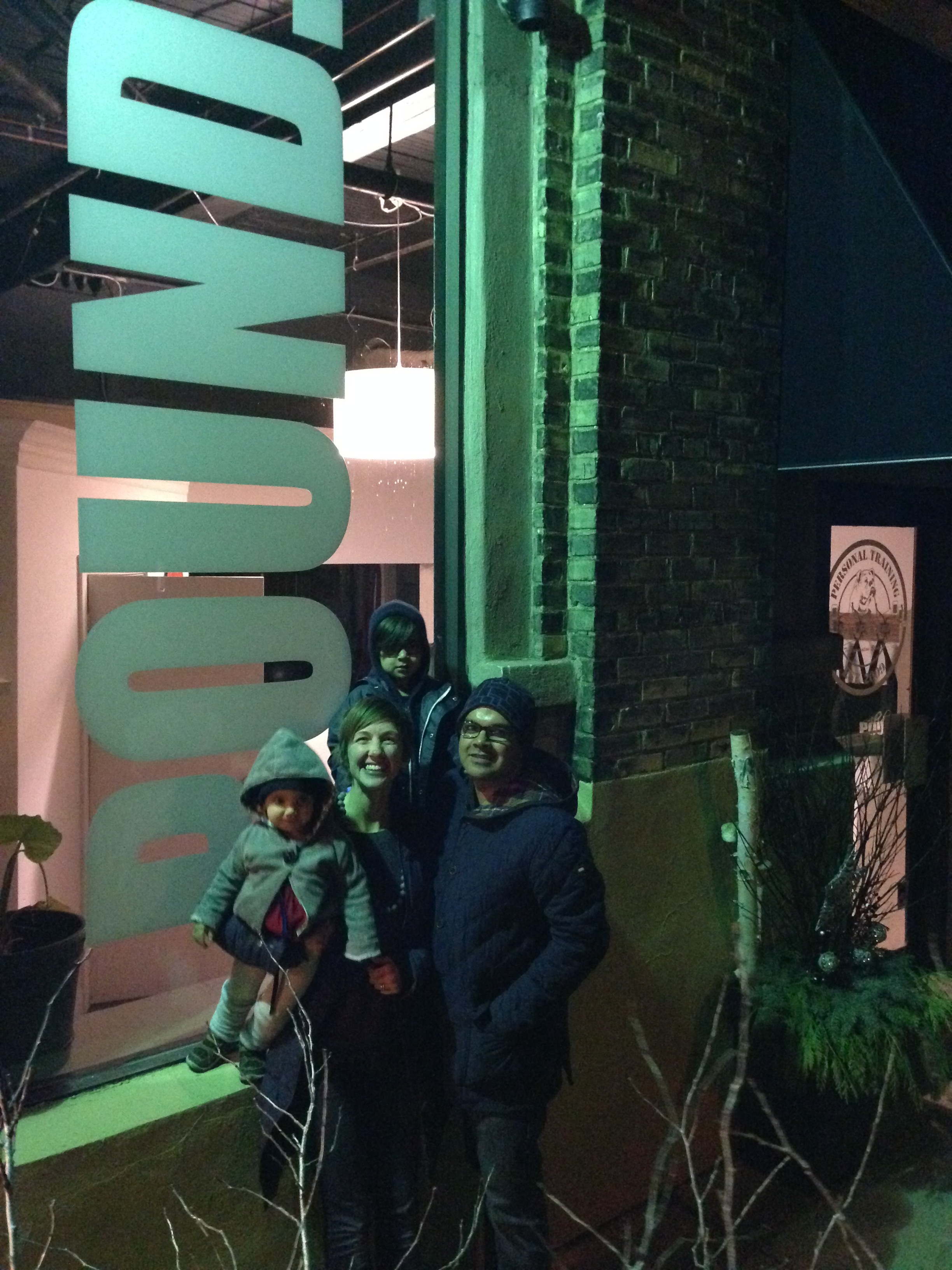 Loitering outside what will be our space from February.