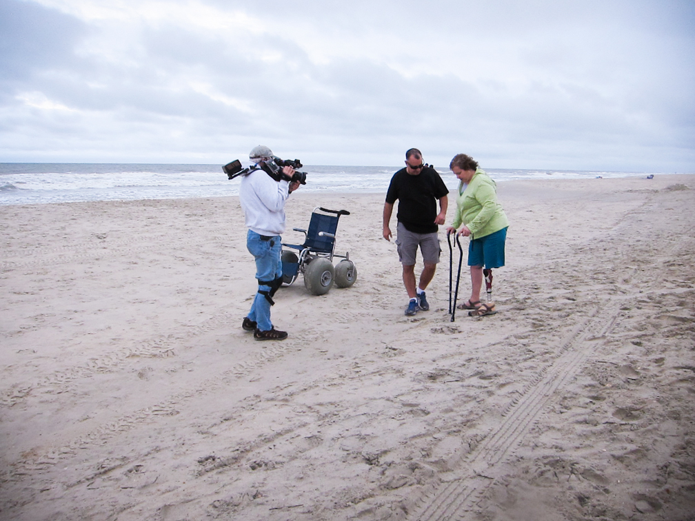 Shooting on the Beach