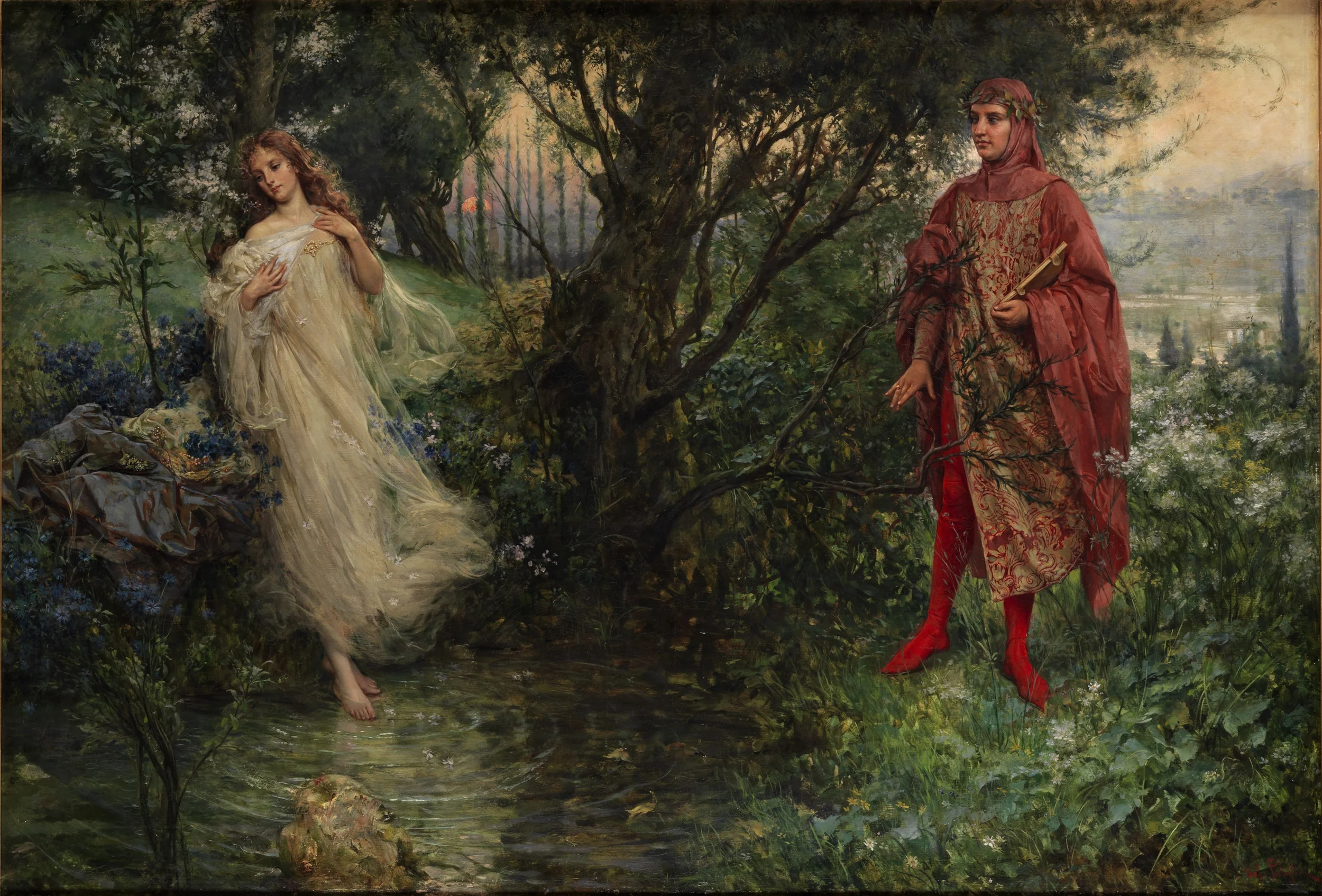 Dante e Beatrice , Salvatore Postiglione