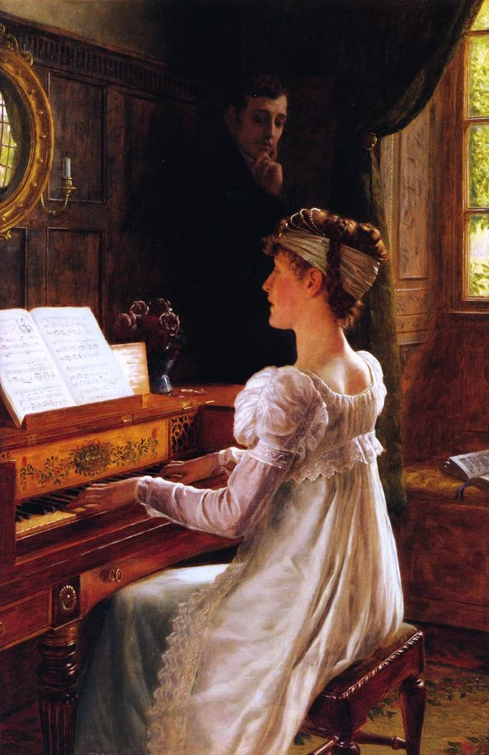 Courtship by Edmund Blair Leighton