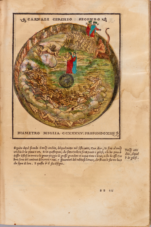 " Dante and Virgilio encounter the lustful sinners..."