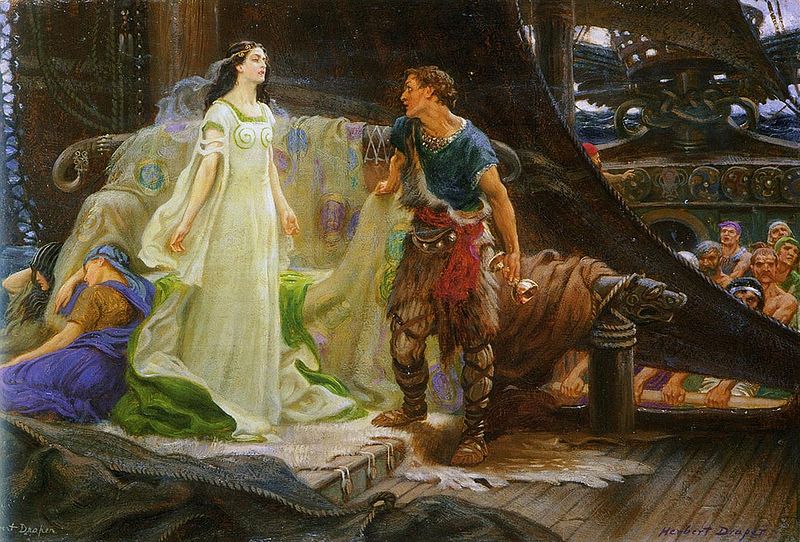 Tristan an Iseult by Herbert Draper
