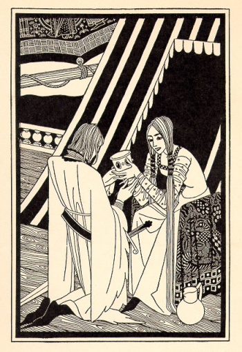 Rendering of Tristan and Isolde by Mac Harshberger