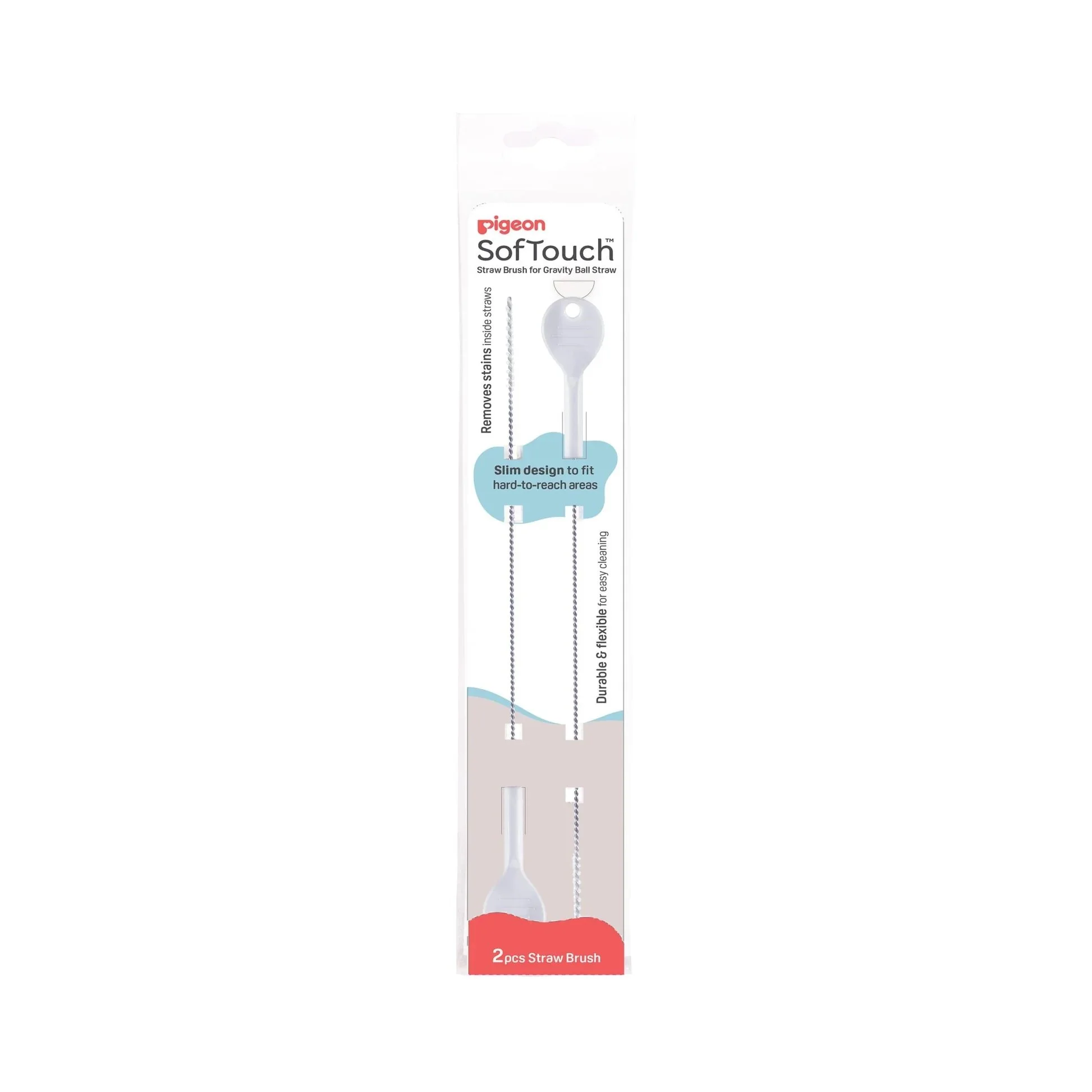 Pigeon Soft Touch Straw Brush for Gravity Ball Straw