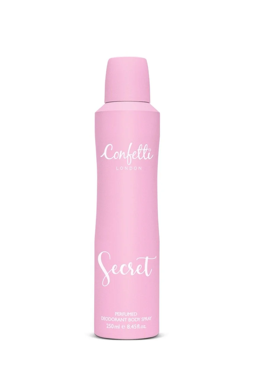 Confetti london Pastel Collection Perfumed Body Spray - Secret