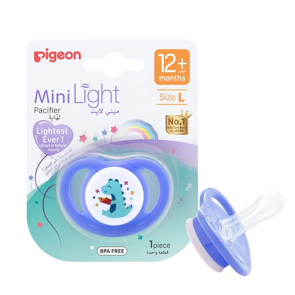 Pigeon Minilight Pacifier Single Boy L 12 Months
