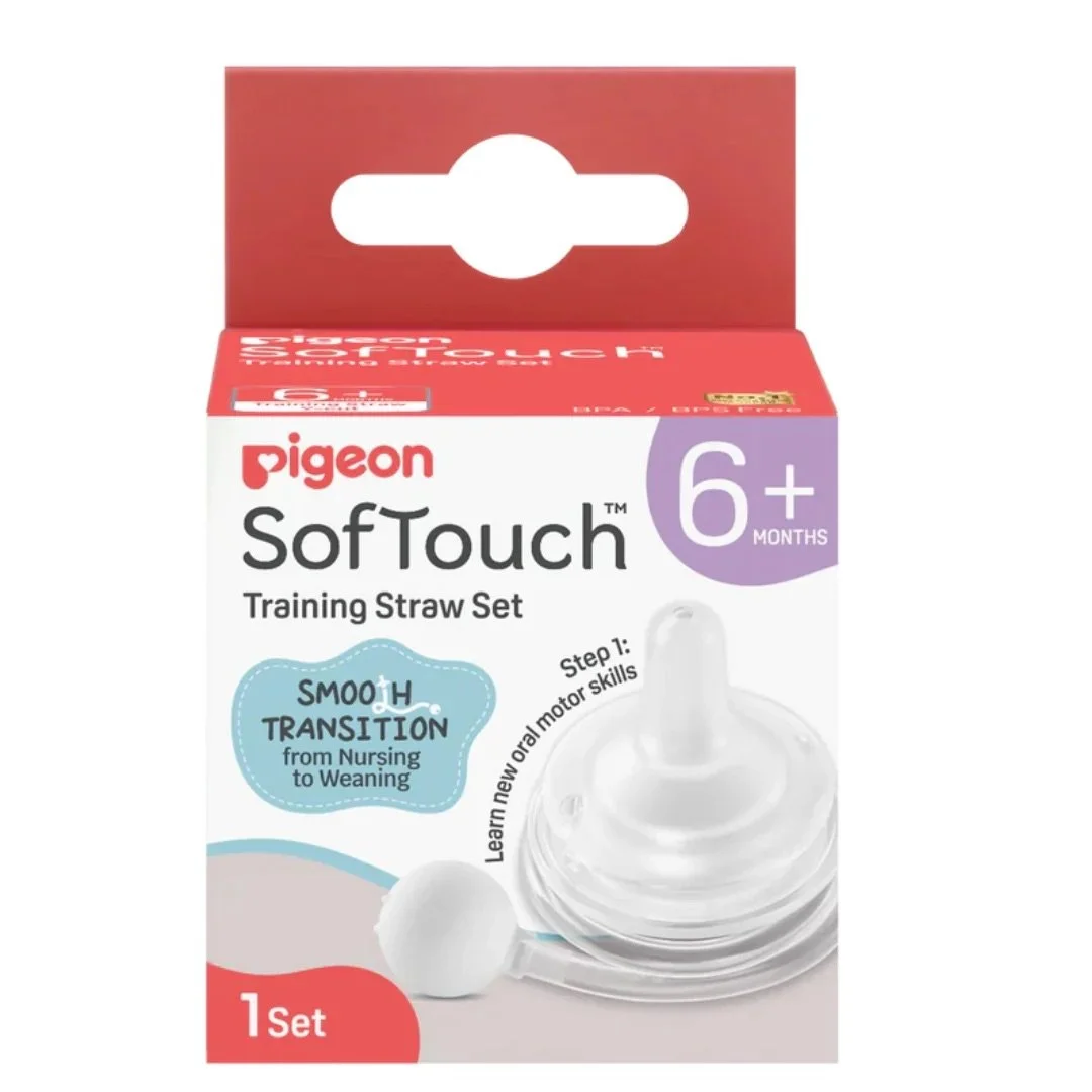 Pigeon Soft Touch Training Straw Set 6+ Months