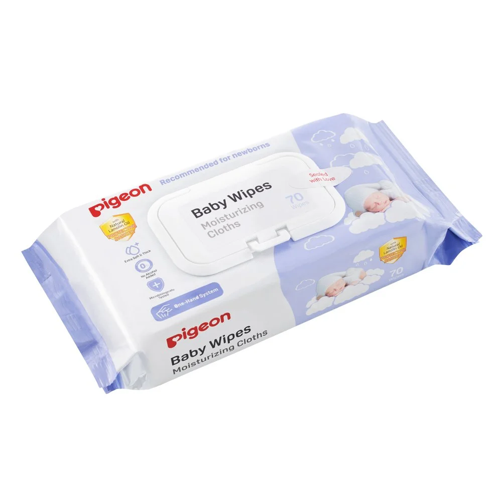 Pigeon Baby Wipes Moisturizing 70 Sheets