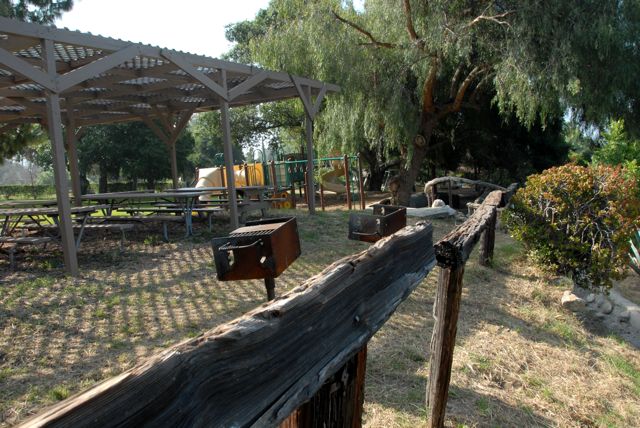 Picnic Tables and barbecues @ Angelus Mountain Center
