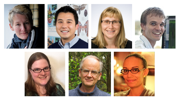 Our speakers: (top row) Terri Attwood, Simon Ho, Ute Roessner, Matt Ritchie (bottom row) Kate Hertweck, Andreas Schreiber, Nouri Ben Zakour . Click here for bios and abstracts .