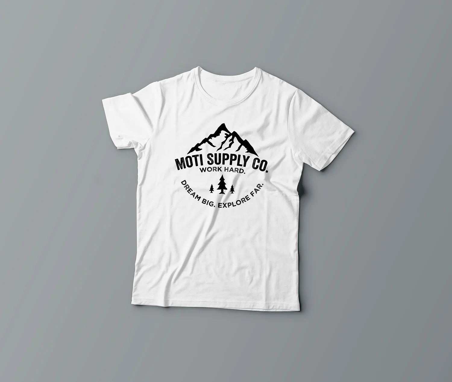 Work Hard Dream Big Heavyweight Tee - Classic White