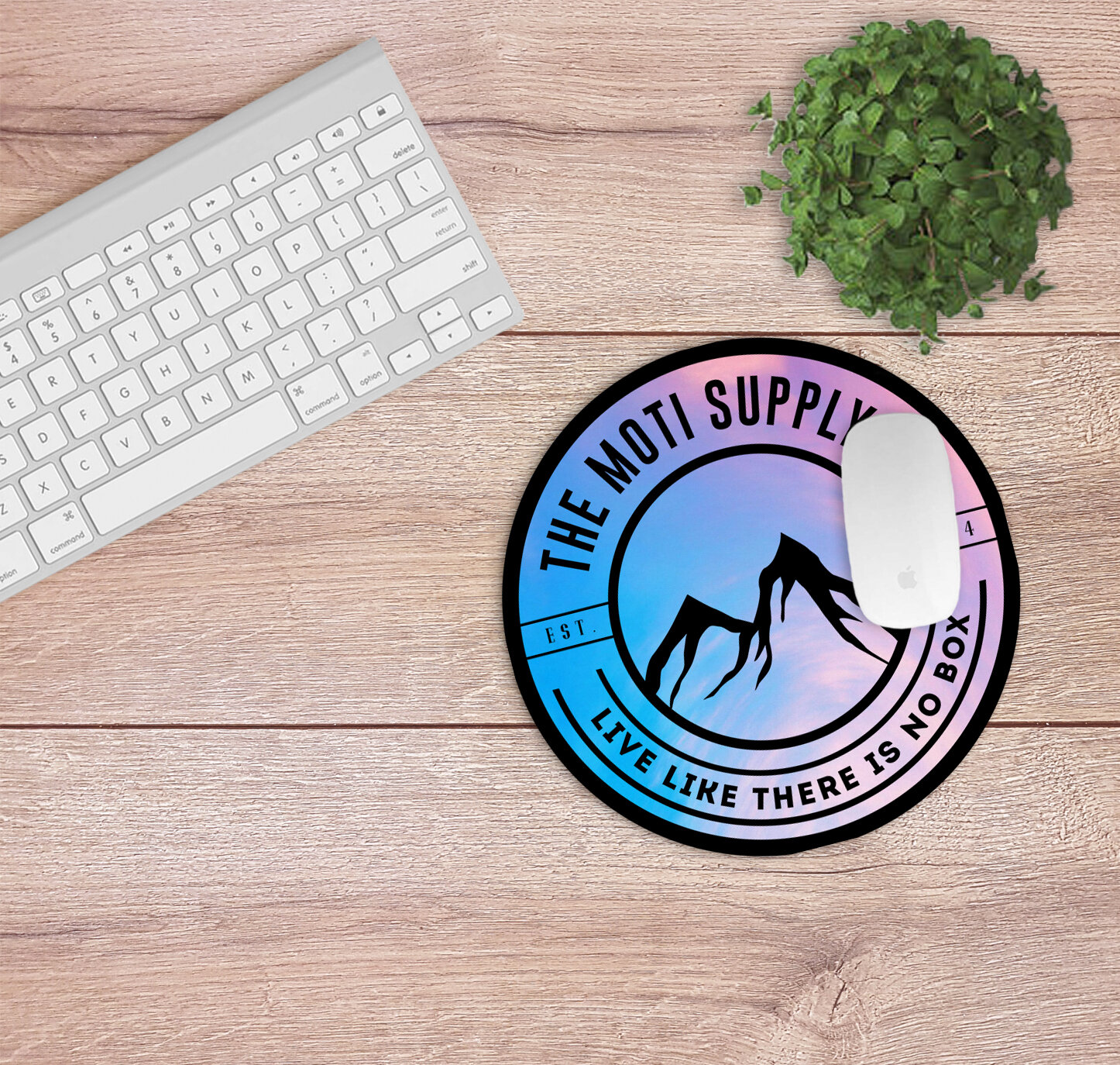 Live Like There is No Box Mouse Pad