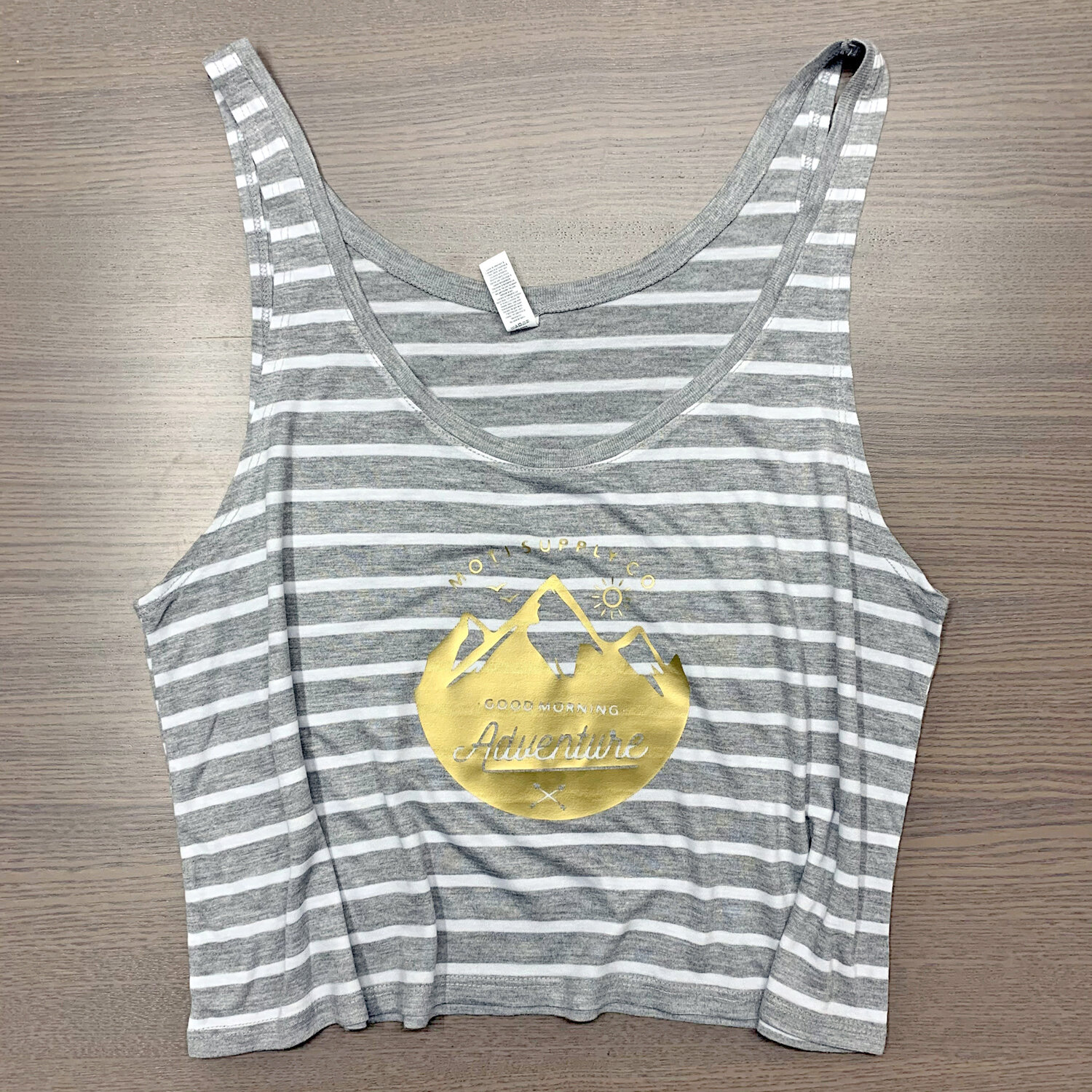 Women's Flowy Crop Tank Top - Small