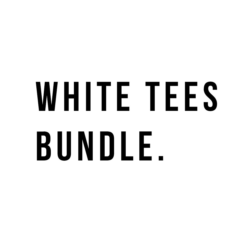 White Tees Bundle