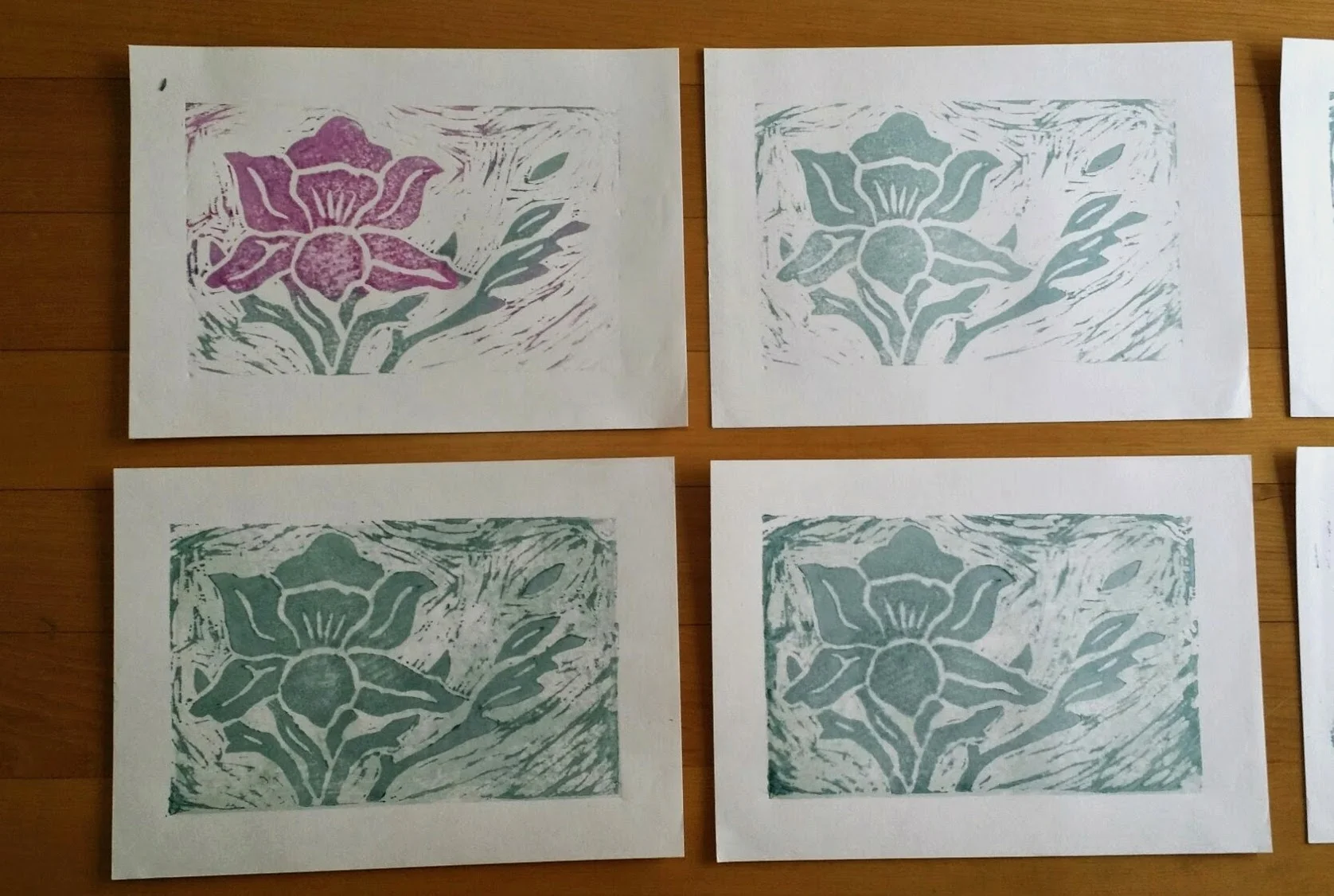 Two blocks - many ways to print