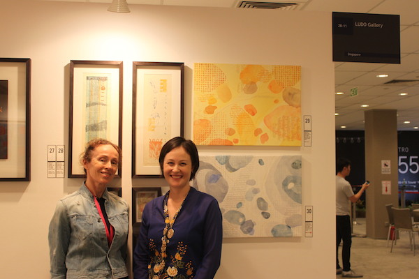 With the fabulous Ludo Gallery Director Brenda T. Dwyer! 