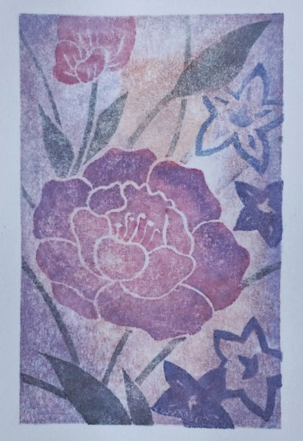 From the Peranakan Peony limited edition of 50 series. All prints in this series are unique - a variable edition! 