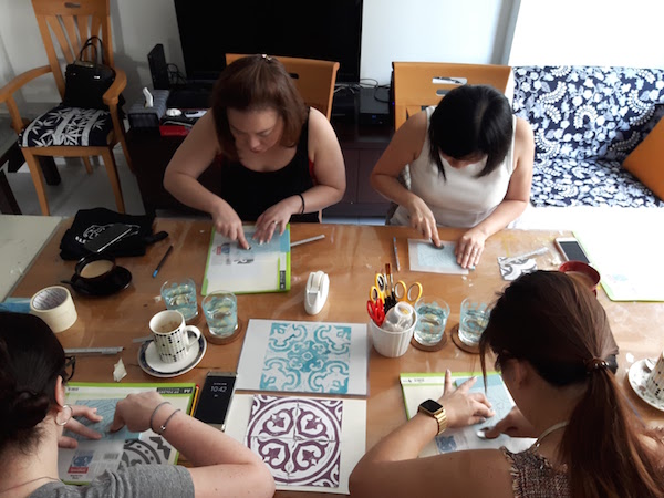 Getting started with transferring our favourite images! 