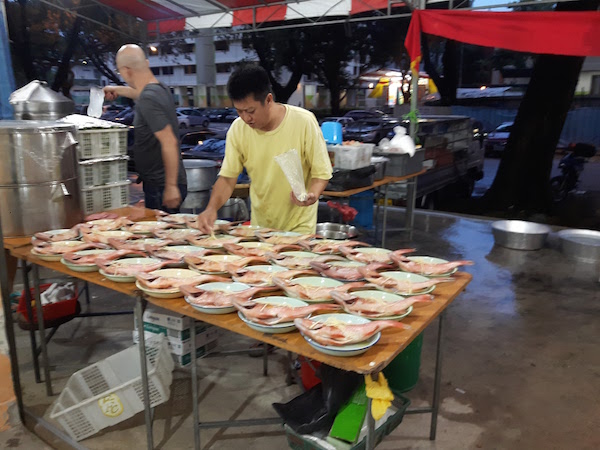 All sorts of fresh and dried offerings prepared on site. 