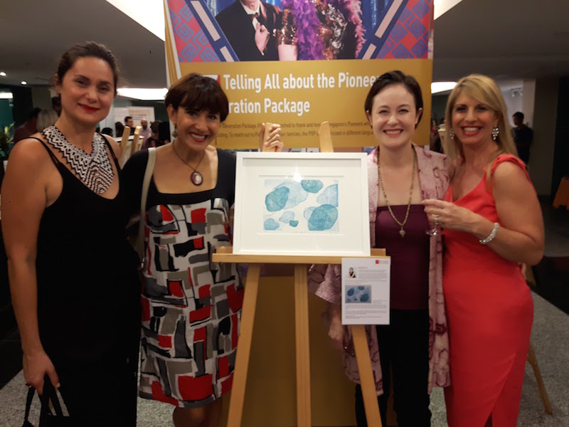 With friends including Linda Preece - a Business Womens Network Singapore friend! 