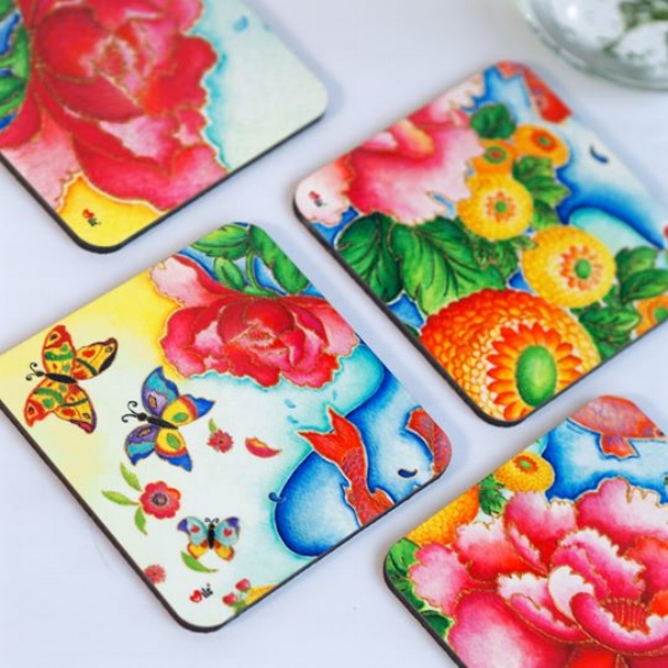 Gorgeous coasters by Milc by Mishell! 