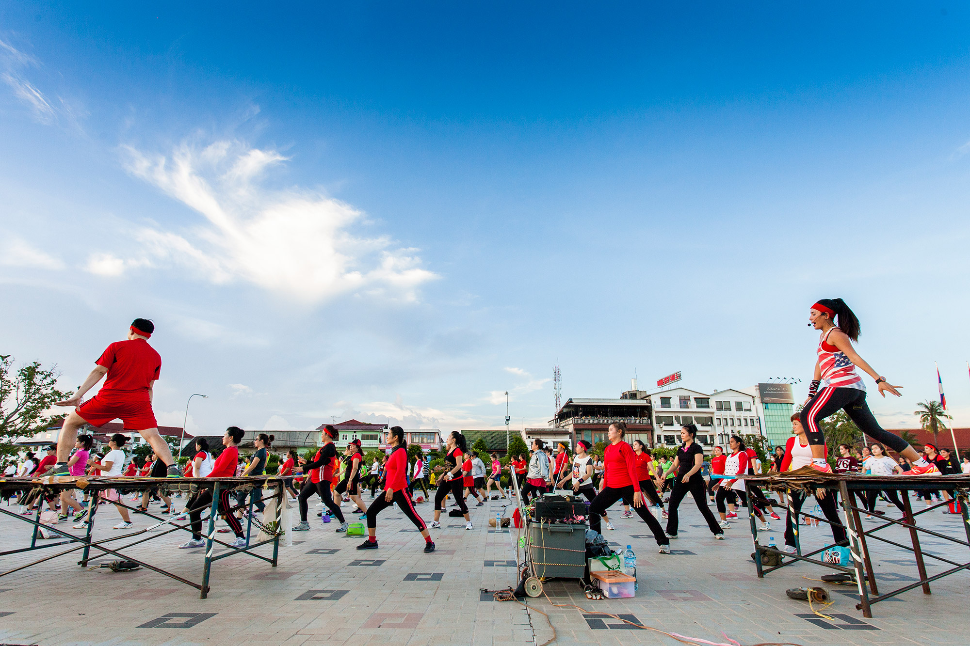 Vientiane daily exercise