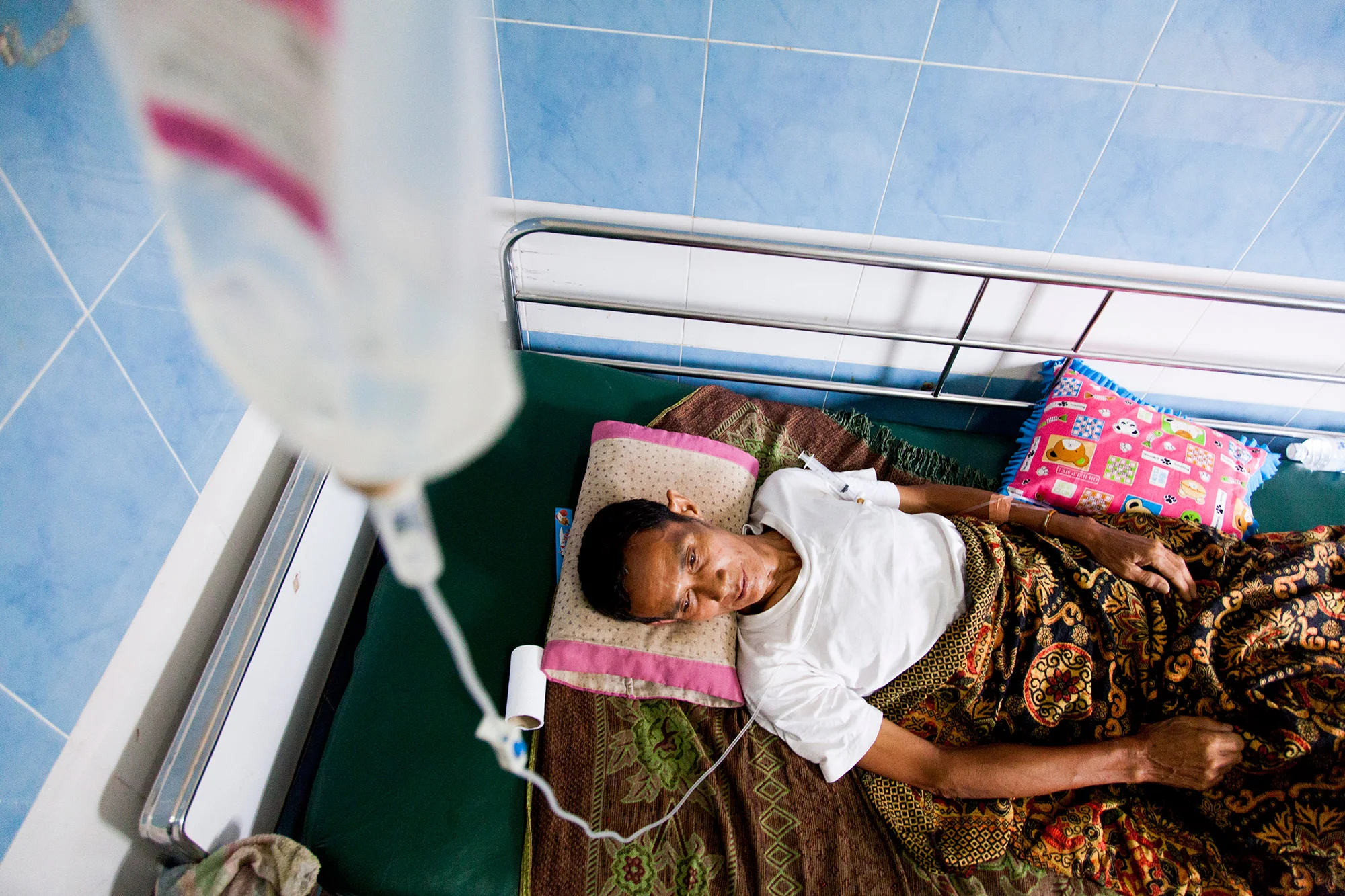 Man in Savannakhet Hospital