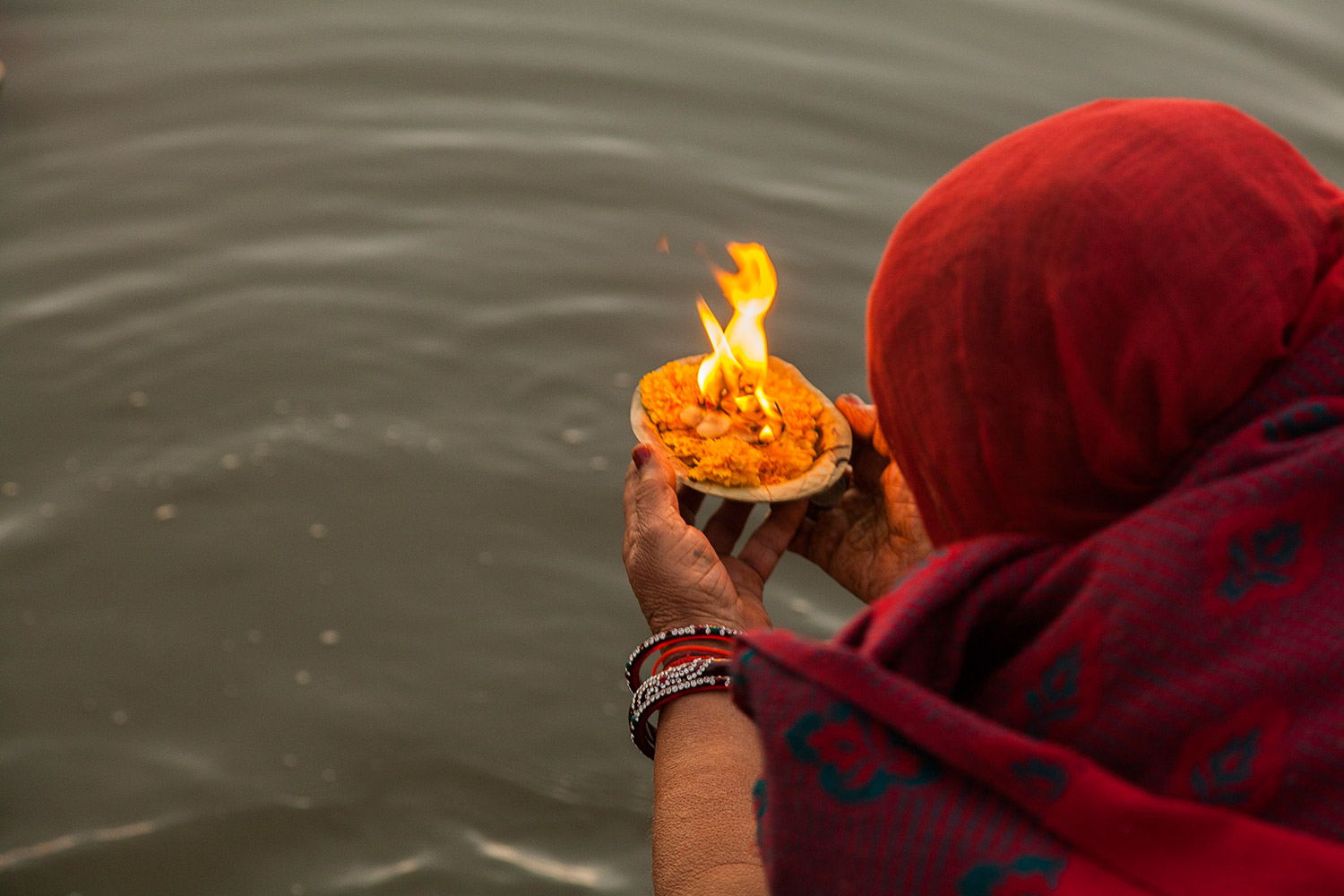 Light on the River Ganges