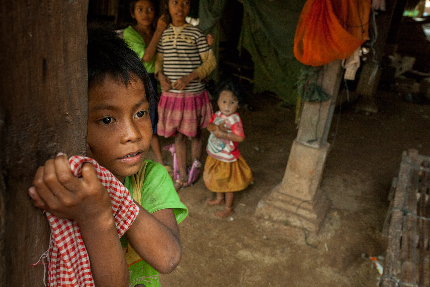 A Village boy in Cambodia