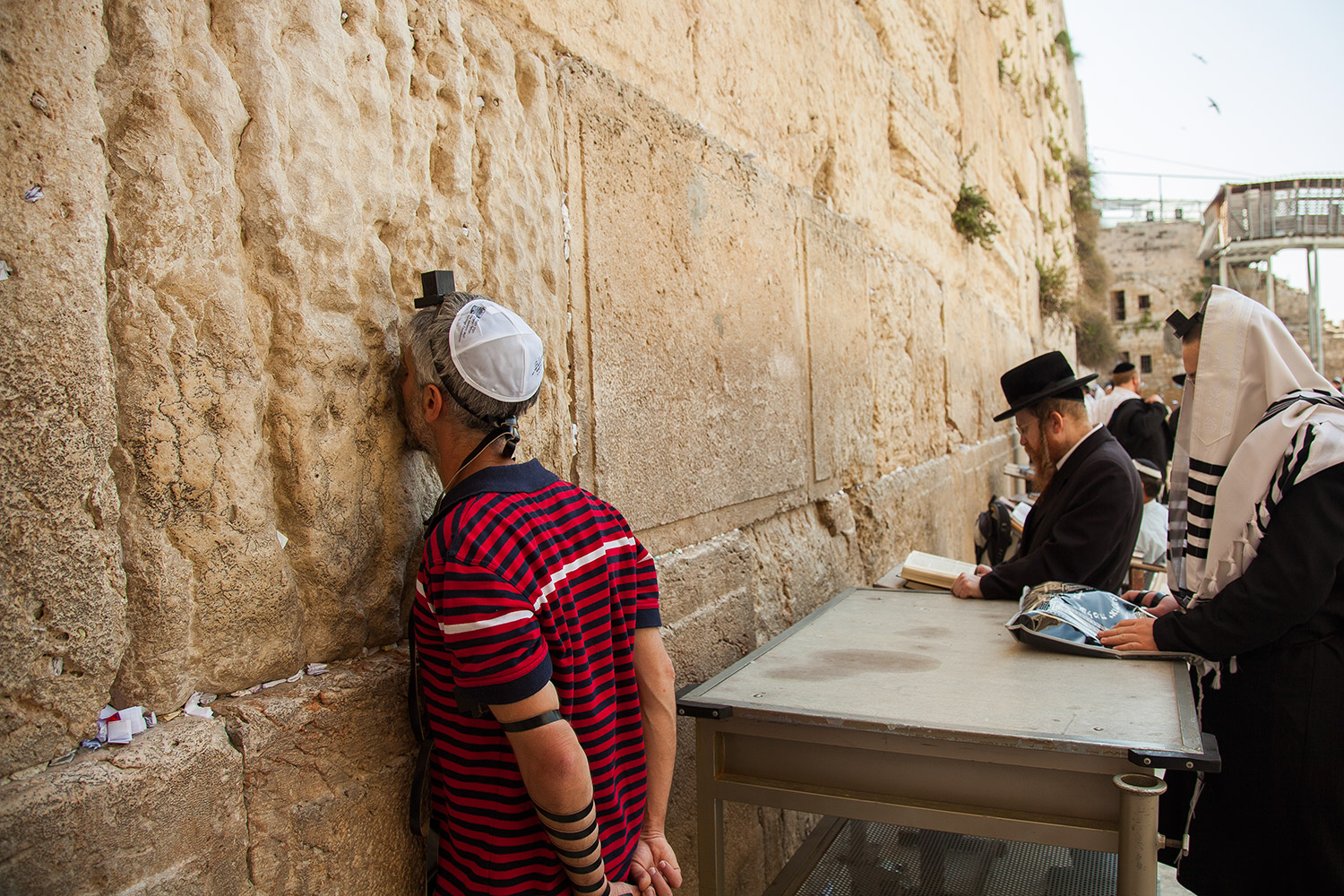 Praying at the Western Wall