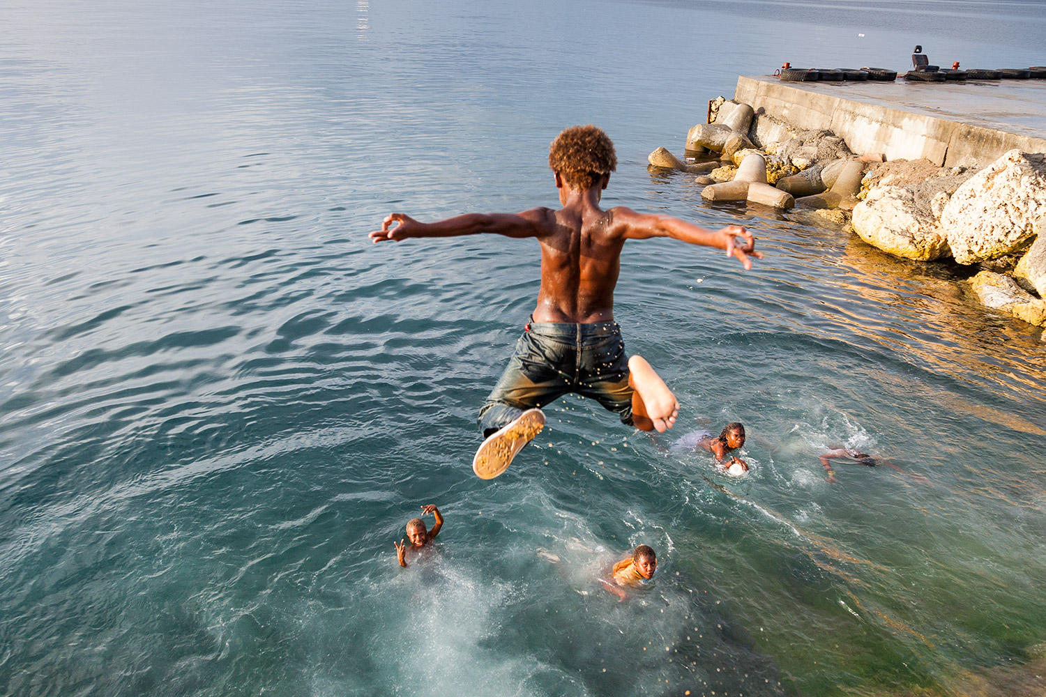 Solomon Islands Diver - One Shoe Boy