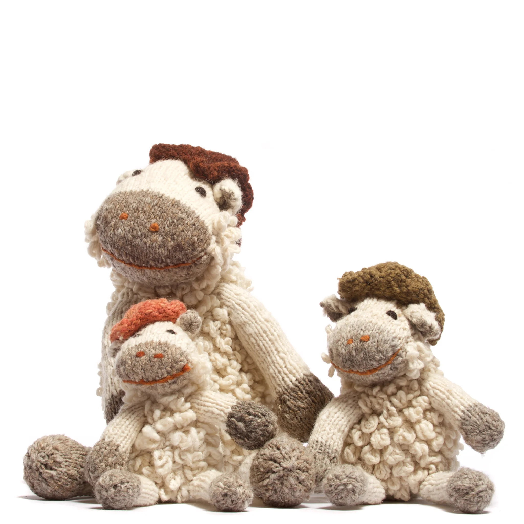 Cream Shamba Sheep family