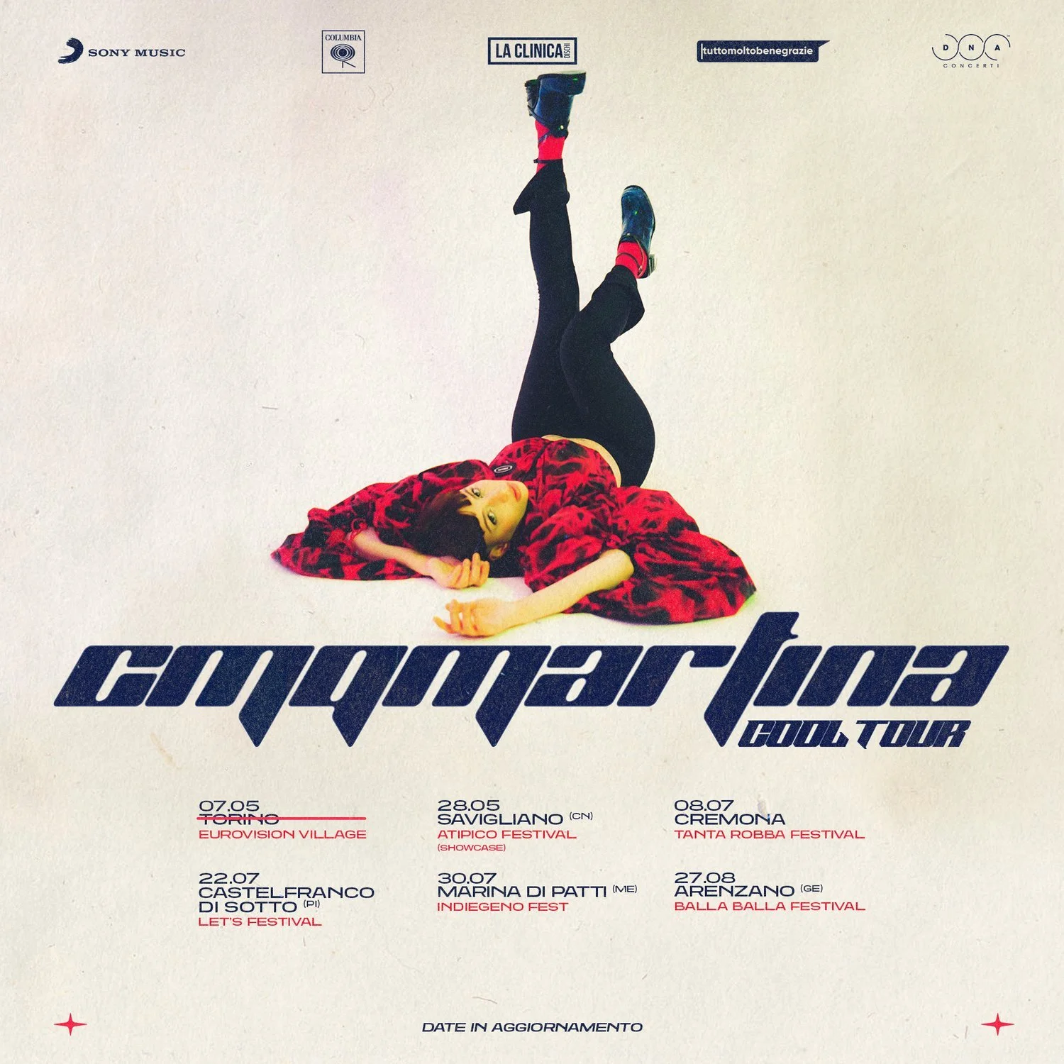  cmqmartina "cool tour" admat  / Client: La Clinica Dischi 