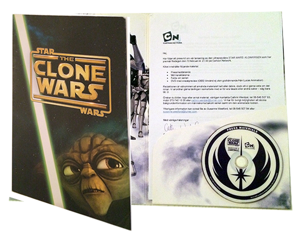 Presskit för Star Wars: The Clone Wars