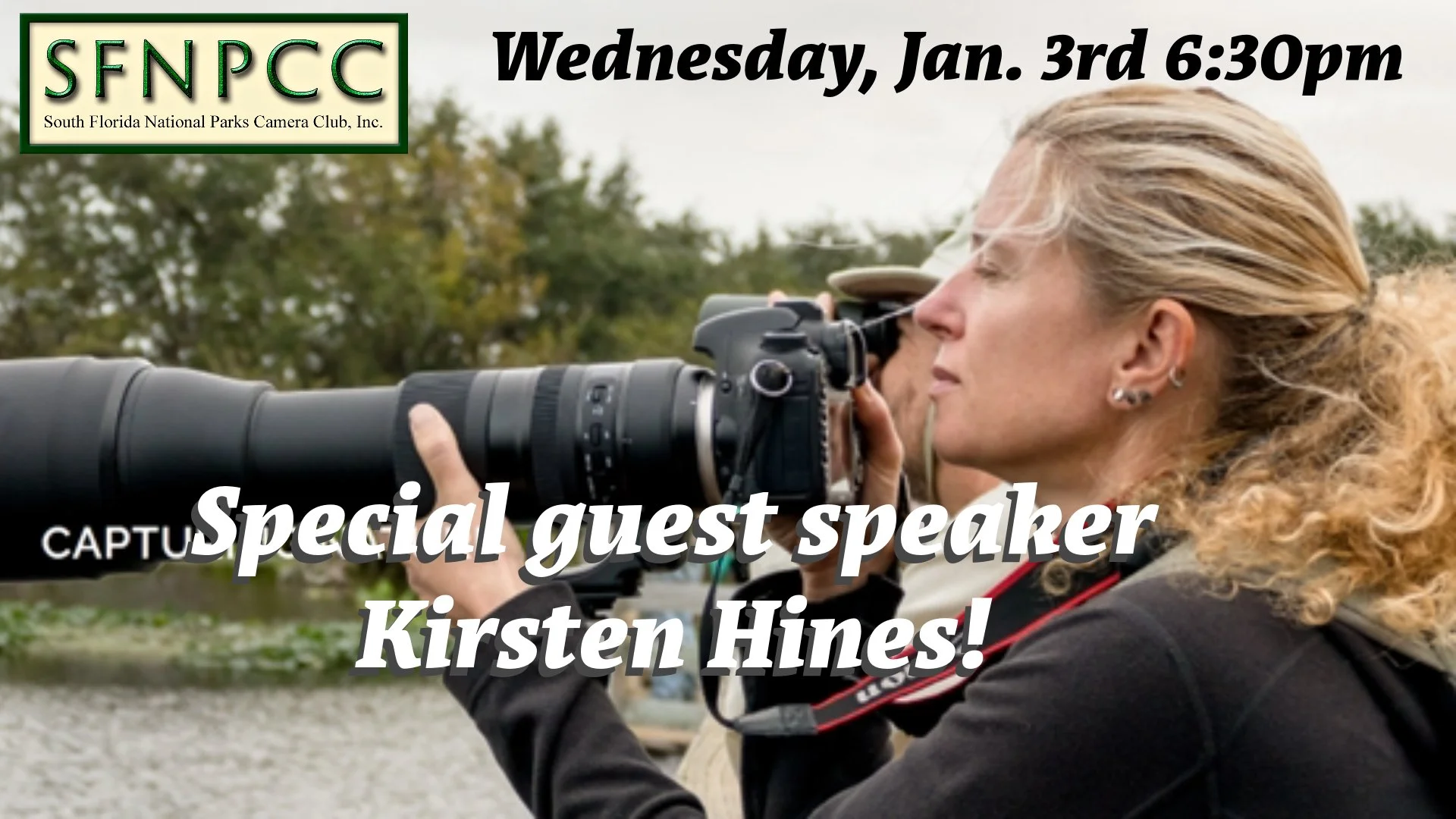 January Meeting - IN PERSON - Special Guest Speaker Kirsten Hines!