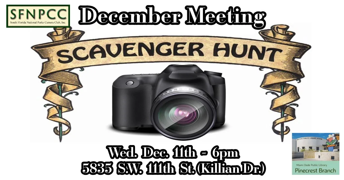December Meeting - Scavenger Hunt Intro &amp; Roundtable Discussion for 2025