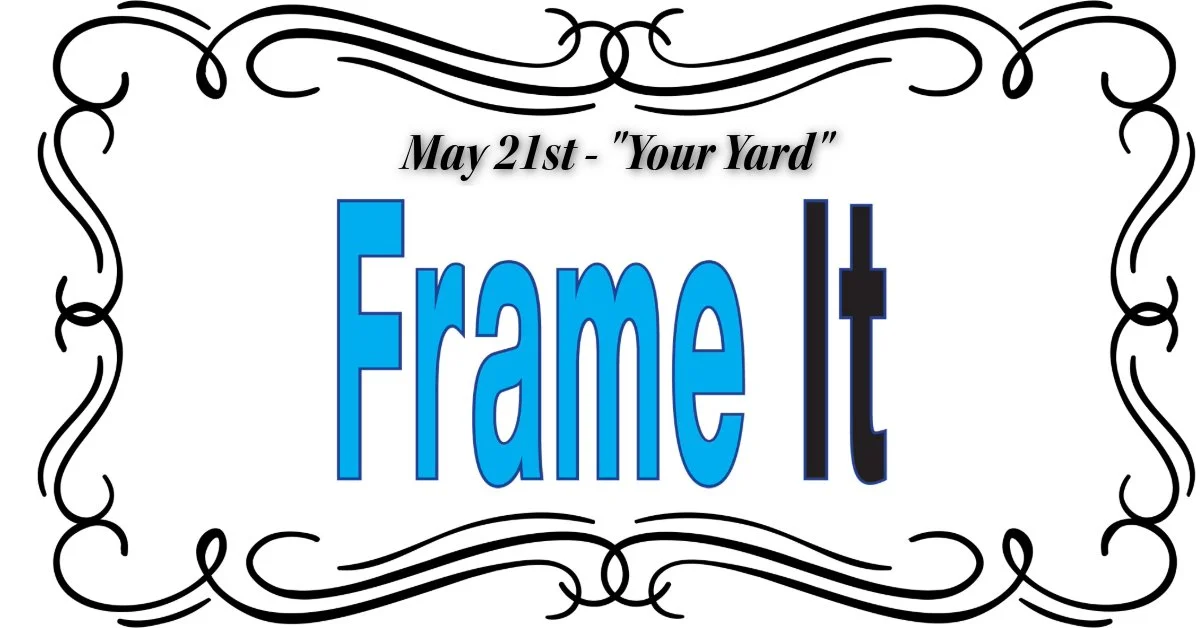 May FrameIt! VIA ZOOM - May Theme "Your Yard"
