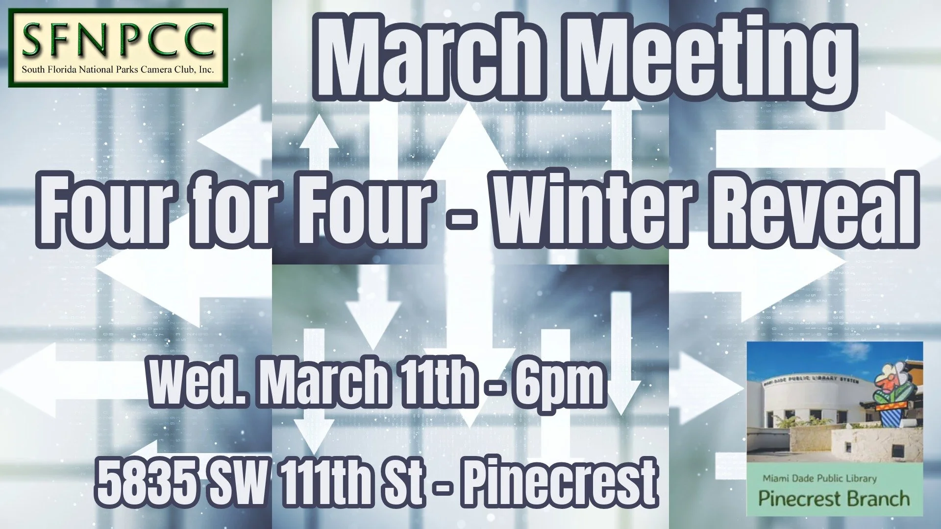 March Meeting - "Four for Four" Winter Creativity Challenge Reveal