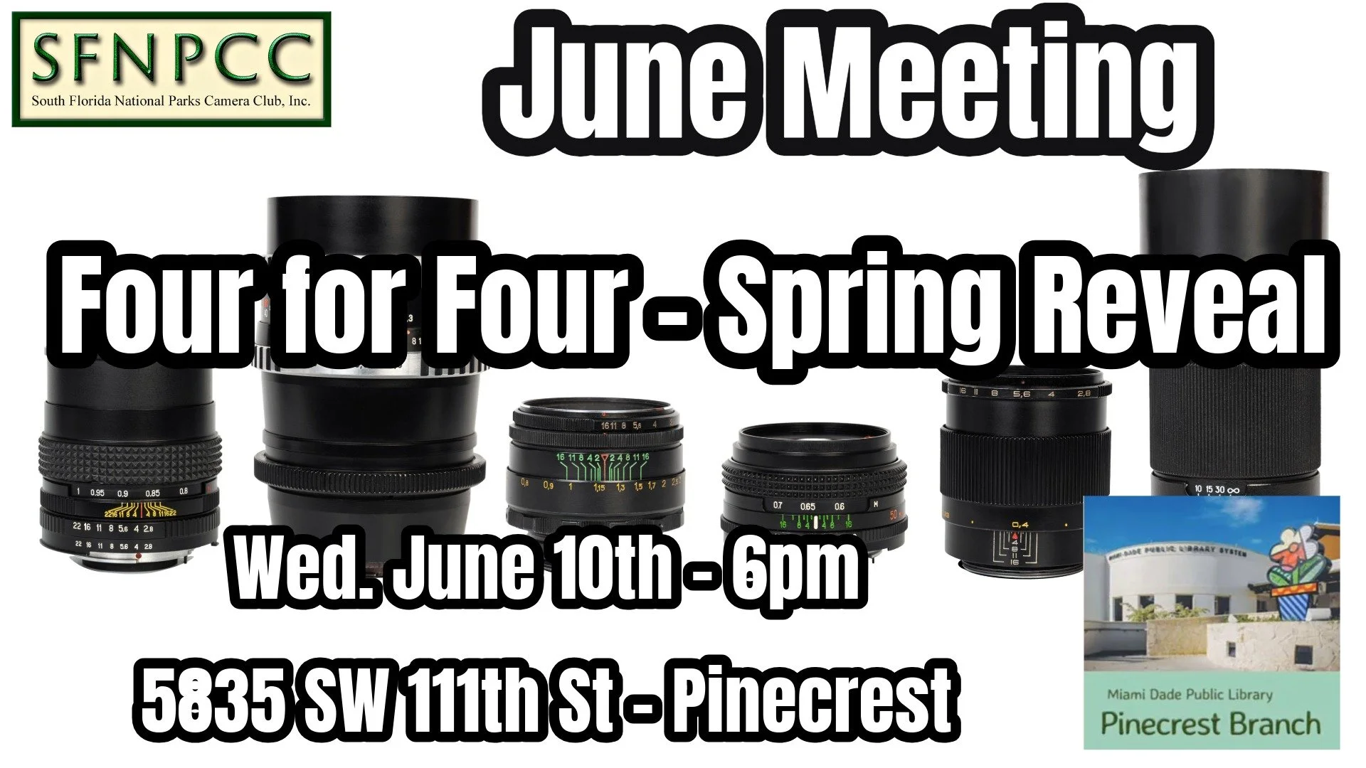 June Meeting - "Four for Four" Spring Creativity Challenge Reveal
