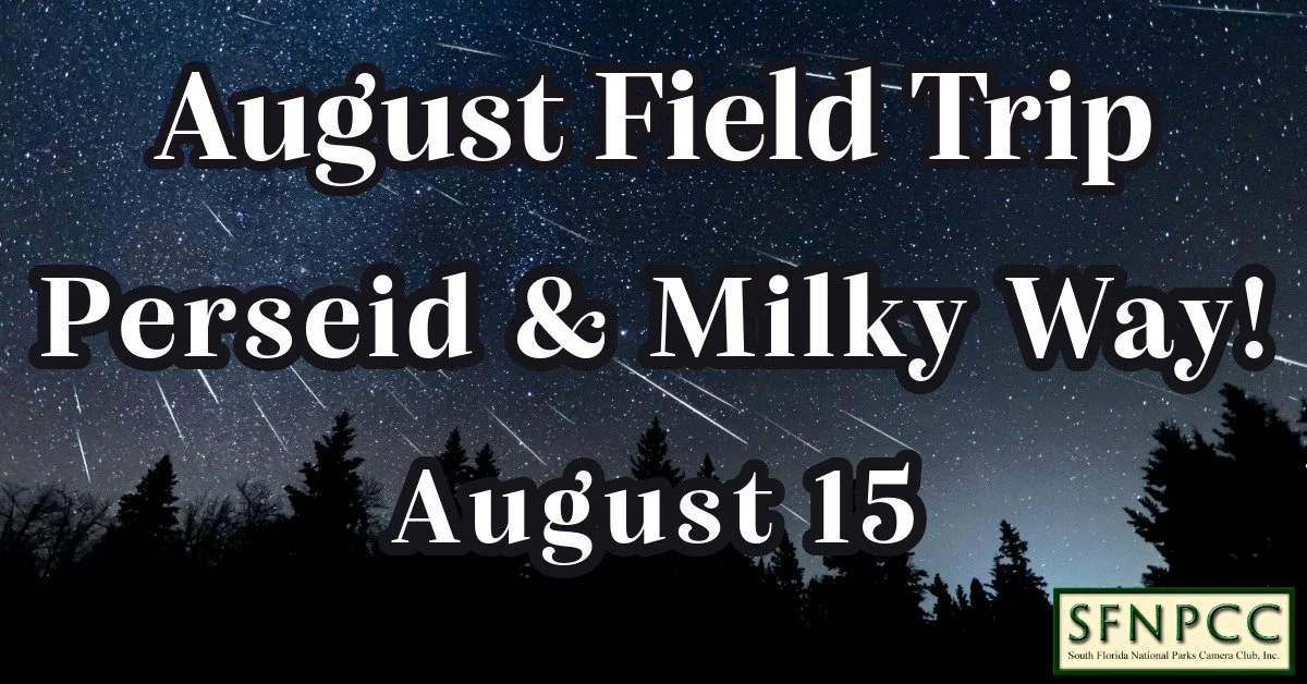 August Field Trip - Perseid Meteor Shower