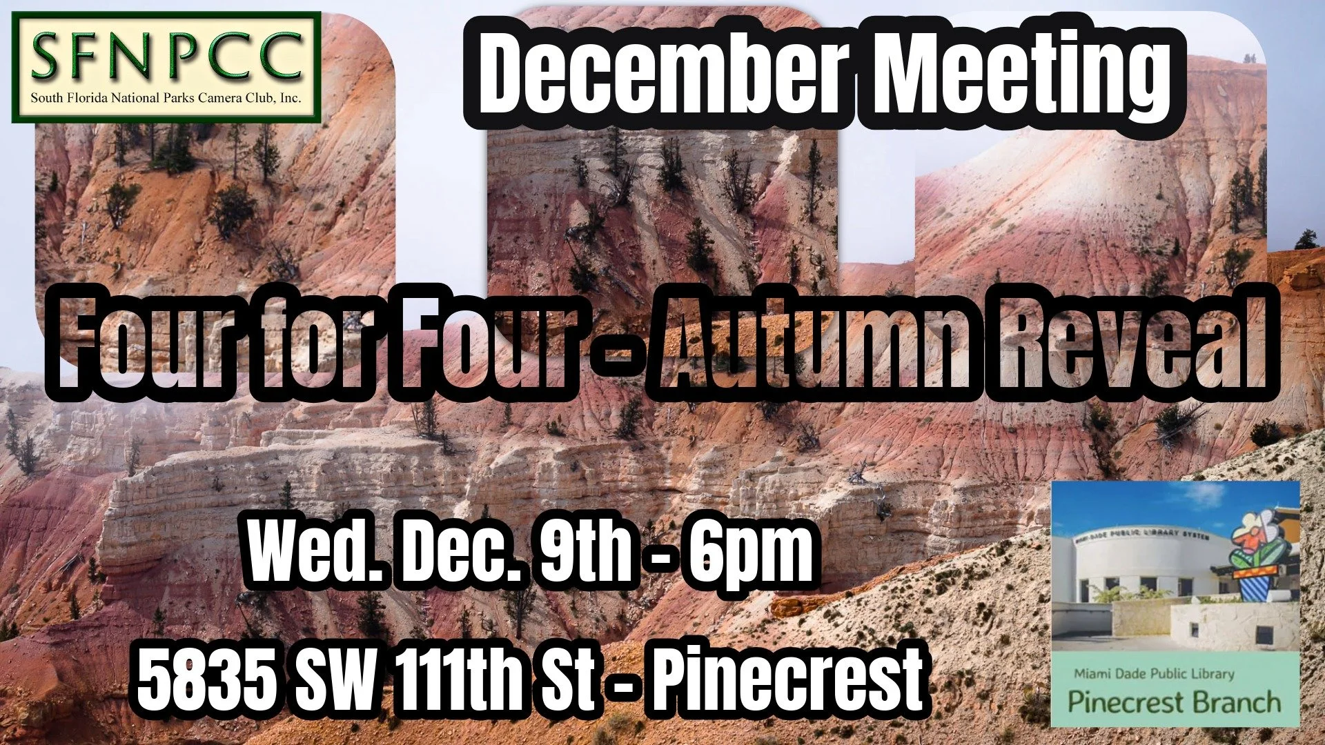December Meeting - "Four for Four" Autumn Creativity Challenge Reveal