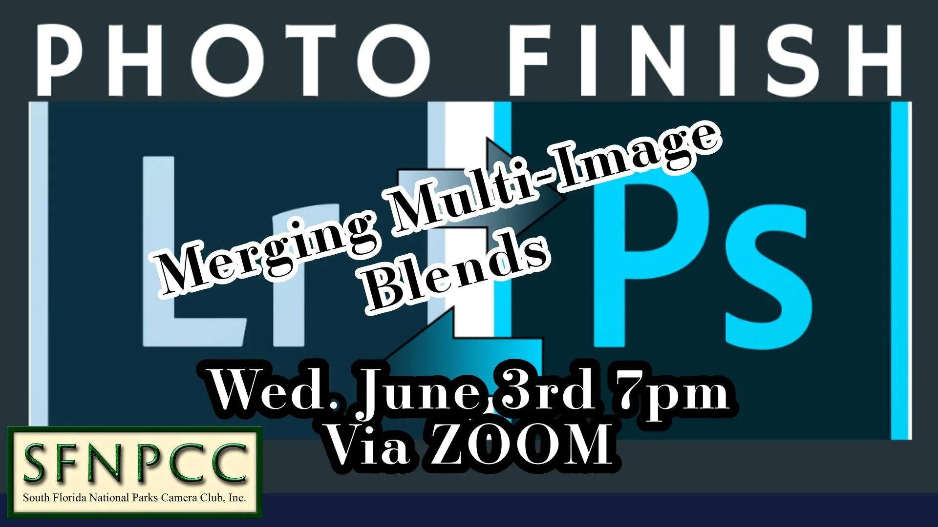 June PhotoFinish VIA Zoom - Merging Multi-Image Blends